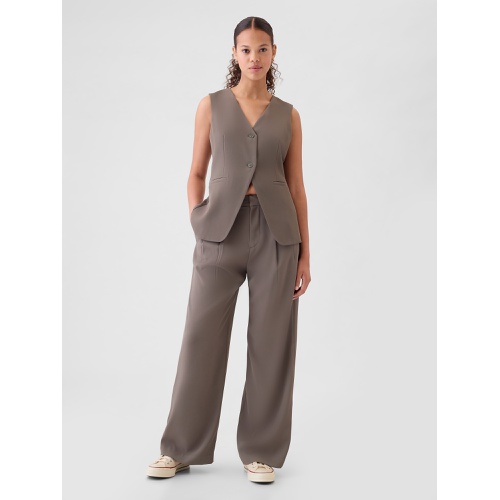 갭 365 High Rise Pleated Trousers