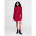 CashSoft Rib Turtleneck Mini Sweater Dress