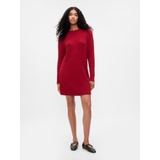 CashSoft Cable-Knit Mini Sweater Dress