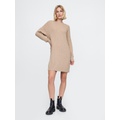 CashSoft Cable-Knit Mini Sweater Dress