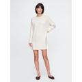 CashSoft Cable-Knit Mini Sweater Dress