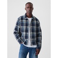 Heavyweight Flannel Full-Zip Shirt Jacket