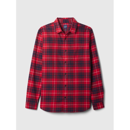 갭 Organic Cotton Flannel Shirt