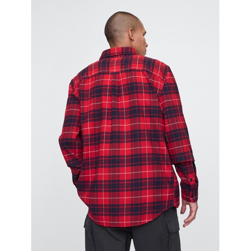 갭 Organic Cotton Flannel Shirt