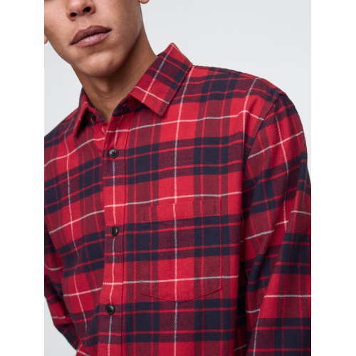 갭 Organic Cotton Flannel Shirt