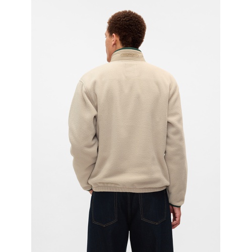 갭 Sherpa Half-Zip Pullover