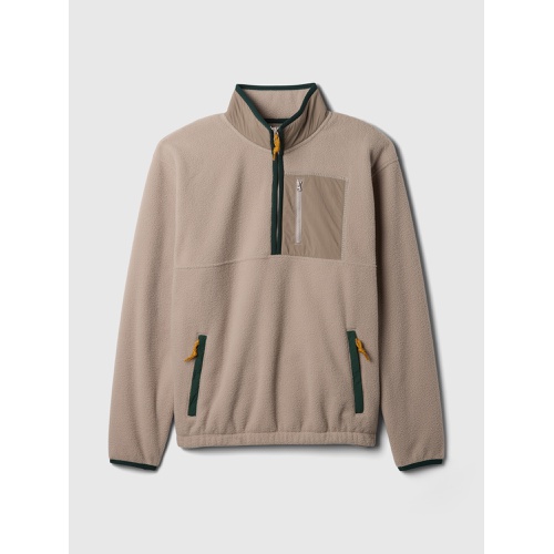 갭 Sherpa Half-Zip Pullover