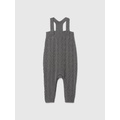 Baby Cable-Knit Sweater Overalls