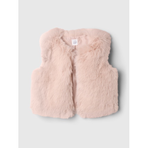 갭 babyGap Recycled Faux Fur Vest