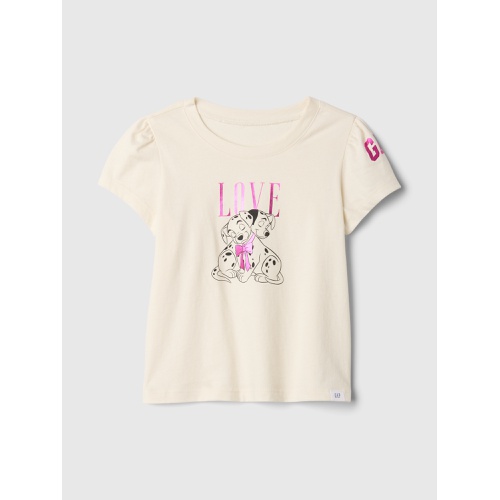 갭 Gap × Disney Baby Puff Sleeve Graphic T-Shirt