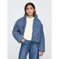 Kids Denim Puffer Jacket