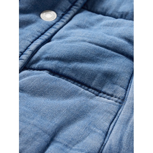 갭 Kids Denim Puffer Jacket