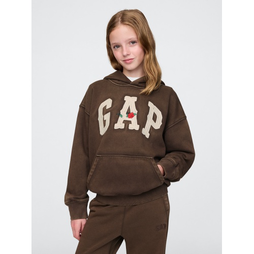 갭 Kids Vintage Soft Western Logo Hoodie