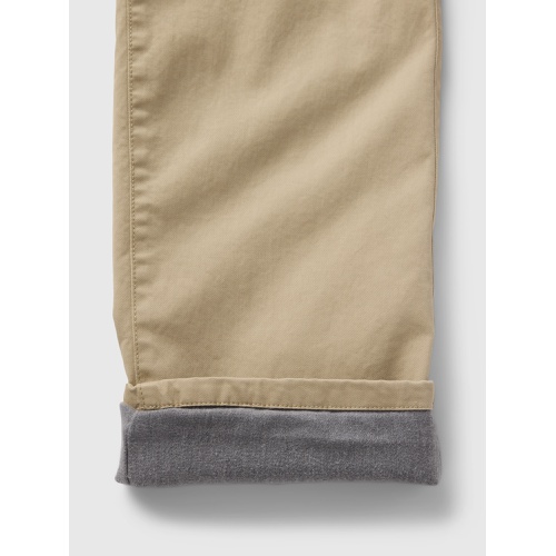 갭 Kids Lined Modern Loose Khakis