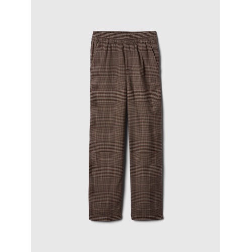 갭 Kids Pull-On Plaid Pants