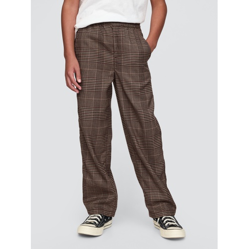 갭 Kids Pull-On Plaid Pants