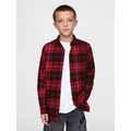 Kids Organic Cotton Flannel Shirt