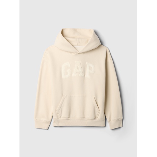 갭 Kids Vintage Soft Textured Logo Hoodie