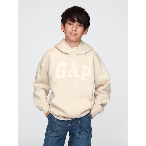 갭 Kids Vintage Soft Textured Logo Hoodie