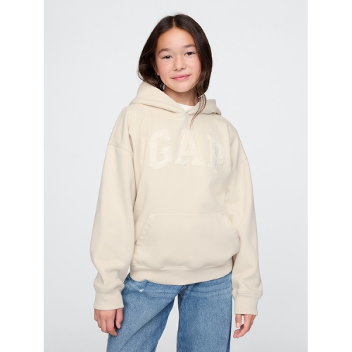 갭 Kids Vintage Soft Textured Logo Hoodie