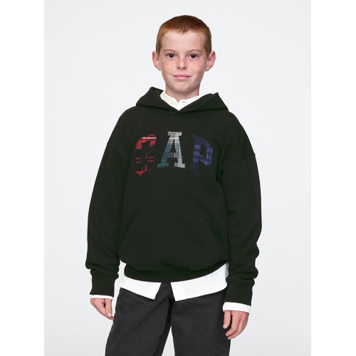 갭 Kids Vintage Soft Textured Logo Hoodie