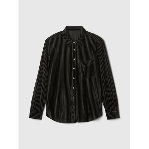 갭 Velvet Relaxed Shirt