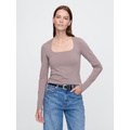 CloseKnit Jersey Square-Neck Top