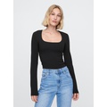 CloseKnit Jersey Square-Neck Top