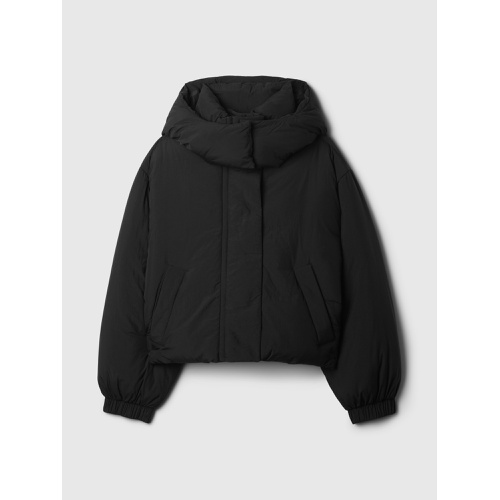 갭 Cropped Duvet Wrap Puffer Jacket