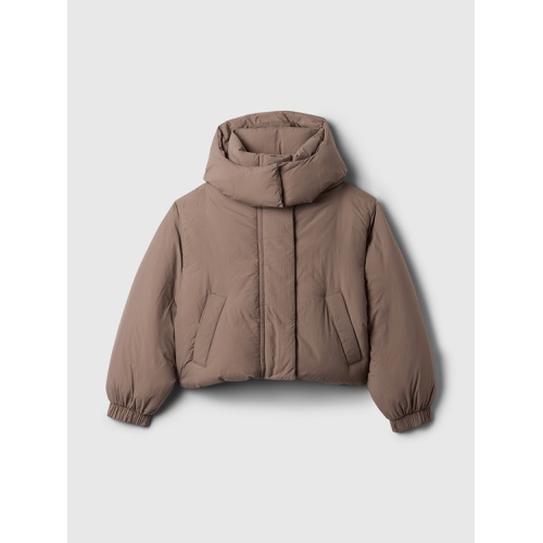 갭 Cropped Duvet Wrap Puffer Jacket