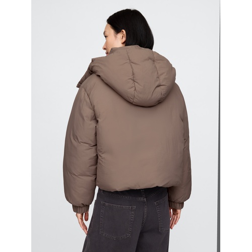 갭 Cropped Duvet Wrap Puffer Jacket