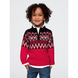 babyGap Fair Isle Half-Zip Sweater