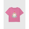 Kids Moana Pua and Hei Hei Graphic Boxy Crop Tee