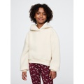 Kids Sherpa Cropped Hoodie