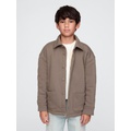 Kids Vintage Soft Sherpa-Lined Shirt Jacket