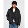 Kids Wool Bomber Jacket