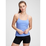 GapFit Brushed Tech Jersey Strappy Back Tank Top