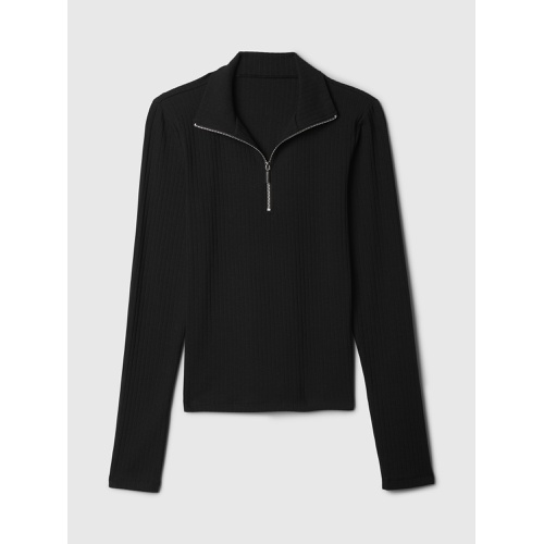 갭 Modern Rib Half-Zip Pullover