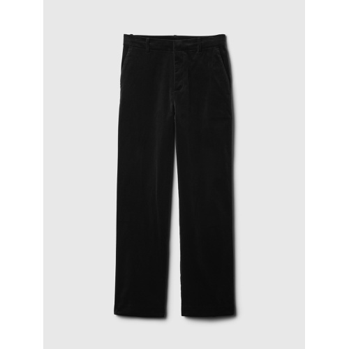 갭 High Rise Velvet Straight Pants