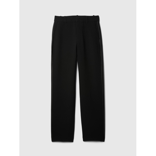 갭 365 Mid Rise Satin-Trim Trousers