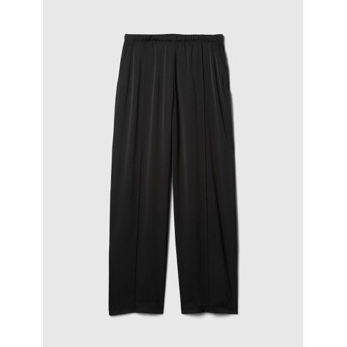 갭 Mid Rise Recycled Satin Seamed Pants