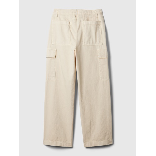 갭 Mid Rise Loose Khaki Cargo Pants