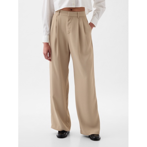 갭 365 High Rise Pleated Trousers