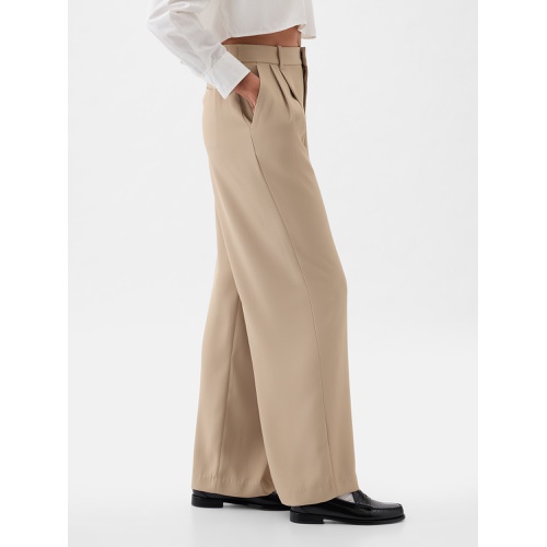 갭 365 High Rise Pleated Trousers