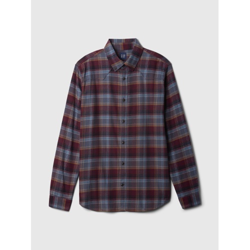 갭 Organic Cotton Flannel Western Shirt