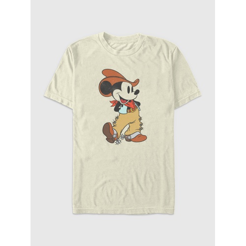 갭 Mickey Mouse Cowboy Graphic Tee