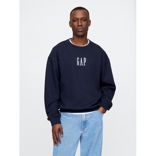 갭 Heavyweight Oversized Logo Sweatshirt