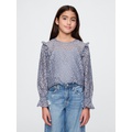 Kids Ruffle Lace Top