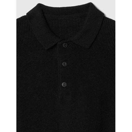 갭 Kids CashSoft Rib Polo Sweater