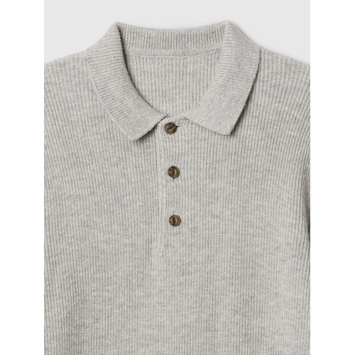 갭 Kids CashSoft Rib Polo Sweater